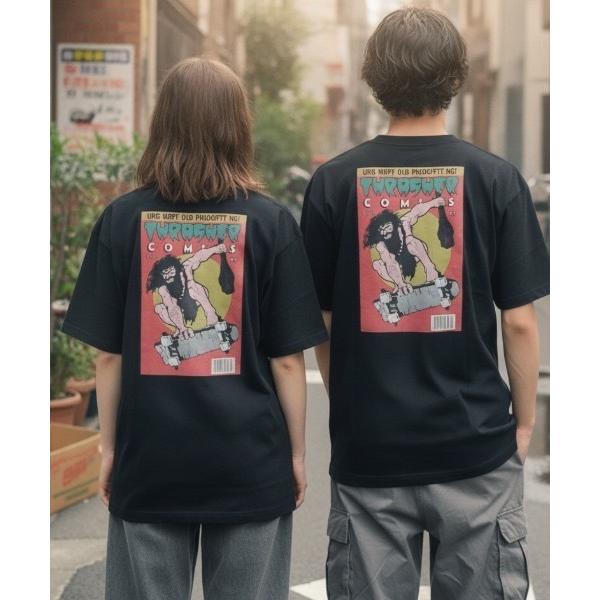 tシャツ COMICS S/S T-SHIRTS THRASHER スラッシャーブランドロゴバックプリントコミックTシャツ メンズ レディース