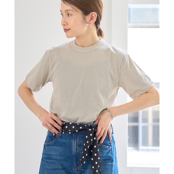 tシャツ 半袖 ATON/エイトン 別注 FRESCA SINGLE JERSEY Tシャツ レディース