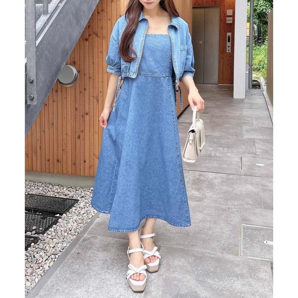 『タイムセール実施中』ZOZO問い合わせ番号:94133431ショップ:INGNI，イングブランド:INGNI，イング商品名:半袖ジップジャケット＋ワンピース／セットアップカテゴリ:ジャケット/アウター>セットアップブランド品番:12...