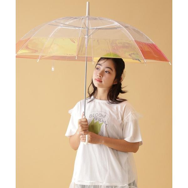 ZOZO問い合わせ番号:94135129ショップ:niko and...，ニコアンドブランド:tiny tiny，ティニーティニー，niko and...，ニコアンド商品名:ピンクオーロラビニール傘[tiny tiny(ティニーティニー)]...