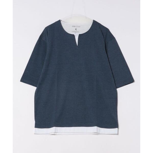 tシャツ 「ZERO STAIN/ゼロステイン」汗染みの目立ちにくいTシャツ ZEROSTAIN 切り替えデザインTシャツ 防汚 UVカット 綿タッチ・厚手 メンズ レディース