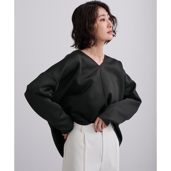 『タイムセール実施中』ZOZO問い合わせ番号:94262528ショップ:ur's，ユアーズブランド:ur's，ユアーズ商品名:Vネックトップス×パンツ/ボンディングセットアップカテゴリ:ジャケット/アウター>セットアップブランド品番:...