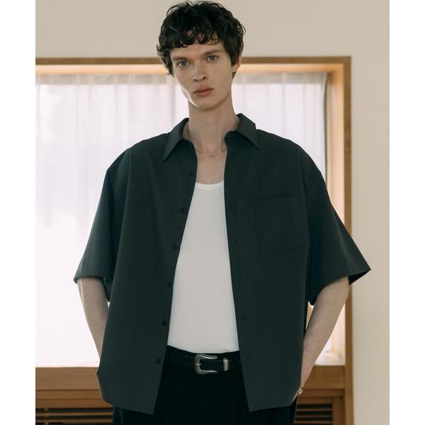 シャツ 半袖 「LURAKU」Half Sleeve Classic Collar Shirt / 半袖クラシックシャツ メンズ レディース