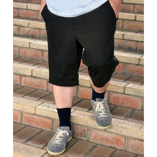 パンツ 「親子コーデ」6.5分丈ドビーイージーハーフパンツ メンズ