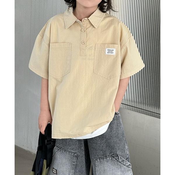 『タイムセール実施中』ZOZO問い合わせ番号:94296254ショップ:aimoha，アイモハブランド:aimoha，アイモハ商品名:【aimoha-KIDS-】キッズ カジュアルベーシック半袖シャツカテゴリ:トップス>シャツ/ブラウ...