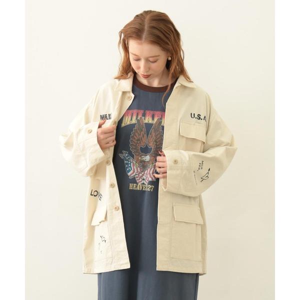 ミリタリージャケット モッズコート RIPSTOP MILITARY JACKET レディース メンズ