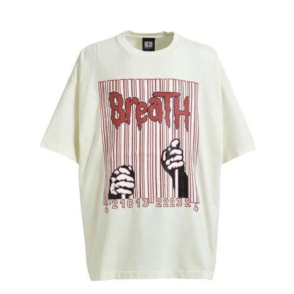 tシャツ 「BREATH」FREE LOGO TEE / クリーム 「BR25SS-C5019」 メンズ