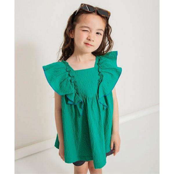 『セール実施中』ZOZO問い合わせ番号:94400322ショップ:F.O.Online Store，エフオーオンラインストアブランド:BREEZE，ブリーズ商品名:【ジュニア対応】フリルチュニックカテゴリ:トップス>シャツ/ブラウスブ...