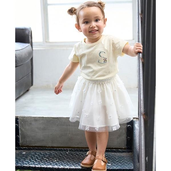 『セール実施中』ZOZO問い合わせ番号:94431112ショップ:petit main，プティマインブランド:petit main，プティマイン商品名:お花チュールスカートカテゴリ:スカート&gt;スカートブランド品番:9652124素材:...