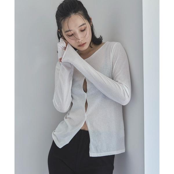 tシャツ メニーホールボートシアーロンTee レディース