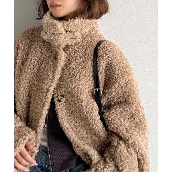 『セール実施中』ZOZO問い合わせ番号:94562130ショップ:Classical Elf，クラシカルエルフブランド:classicalelf，クラシカルエルフ商品名:ぎゅっと、抱きしめたくなる。裾ドロストプードル風ファーブルゾンカテゴリ...