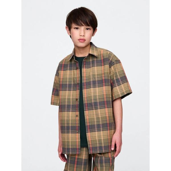 『セール実施中』ZOZO問い合わせ番号:94596313ショップ:GAP，ギャップブランド:GAP，ギャップ商品名:リラックス プレイドシャツ (キッズ)カテゴリ:トップス>シャツ/ブラウスブランド品番:777390素材:コットン10...