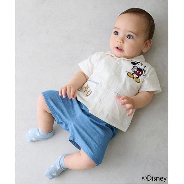 『セール実施中』※このアイテムは返品・交換対象外商品です。ZOZO問い合わせ番号:94659148ショップ:petit main，プティマインブランド:petit main，プティマイン商品名:【Disney】開衿シャツセットアップカテゴリ...