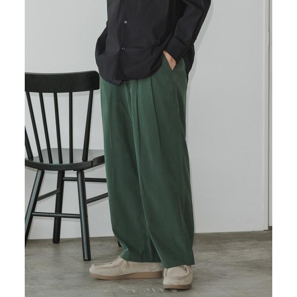 パンツ MR.OLIVE/ミスターオリーブ T-R POWDER CLOTH - 2TACK WIDE EASY PANTS イージーパンツ メンズ レディース