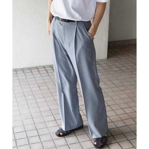パンツ ドレープフレアスラックス メンズ