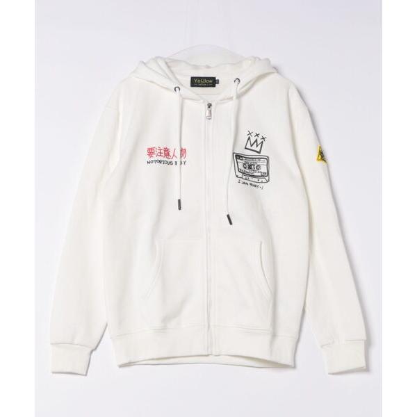 パーカー 「Y.e(J)ow」 NOTORIOUS ZIP パーカー メンズ レディース