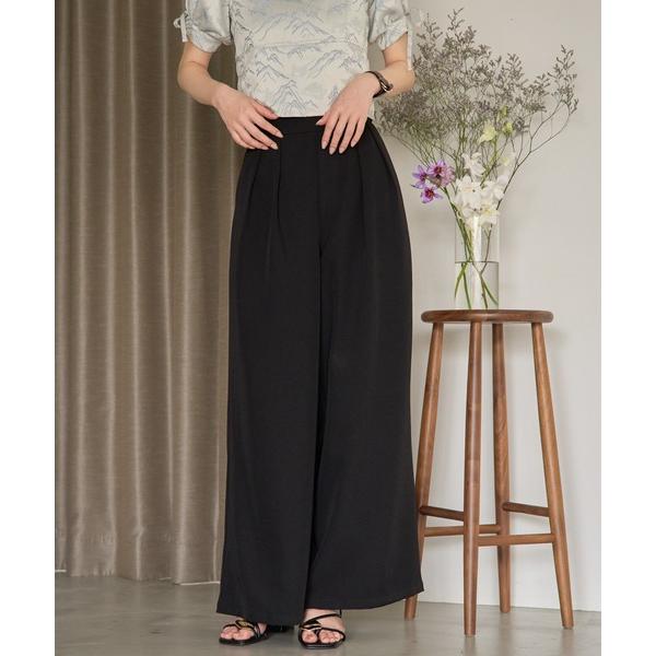 ワイドパンツ パンツ tuck wide pants / タックワイドパンツ レディース