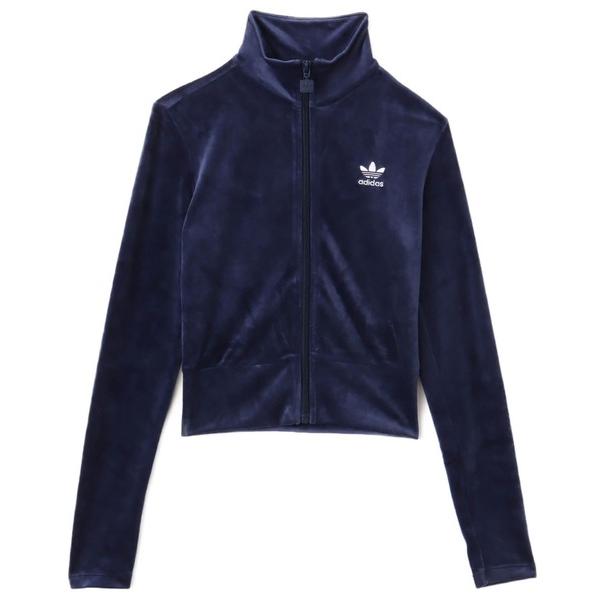ZOZO問い合わせ番号:94919031ショップ:atmos pink，アトモスピンクブランド:adidas，アディダス商品名:adidas Essentials Velvet Fitted Track Top / アディダス エッセンシャ...