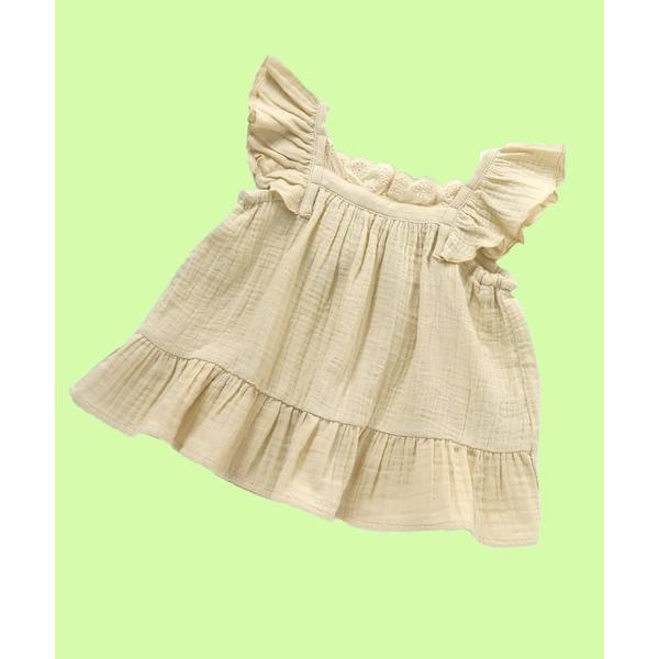 ZOZO問い合わせ番号:94920665ショップ:ROOP TOKYO，ループトーキョーブランド:Seraph，セラフ，ROOPTOKYO，ループトウキョウ商品名:Seraph/セラフ 袖フリルラテカラートップス ノースリーブ ギャザーカテ...