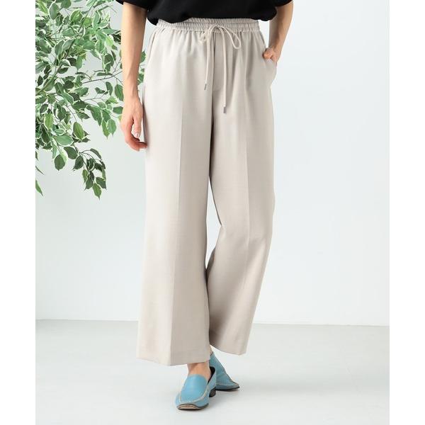 パンツ ドロストセミフレアパンツ レディース