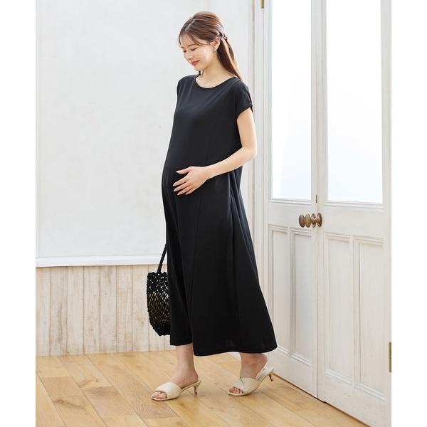 『タイムセール実施中』ZOZO問い合わせ番号:94956220ショップ:cross marche，クロスマルシェブランド:Rosemadame，ローズマダム商品名:【接触冷感】スムースAラインワンピース（マタニティ/授乳服）授乳口付き 授乳...