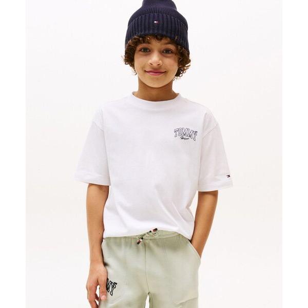 『セール実施中』ZOZO問い合わせ番号:94987134ショップ:TOMMY HILFIGER，トミー ヒルフィガーブランド:TOMMY HILFIGER，トミーヒルフィガー商品名:BOYS バーシティグラフィックプリントショートスリーブT...