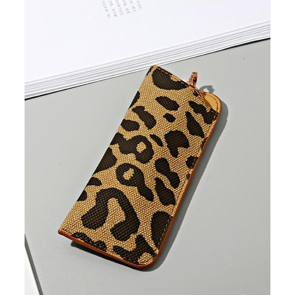 『タイムセール実施中』ZOZO問い合わせ番号:94991256ショップ:perky room，パーキールームブランド:IRADOWL，アイラドール，perky room，パーキールーム商品名:スクエアタイプレオパード柄眼鏡ケースカテゴリ:フ...