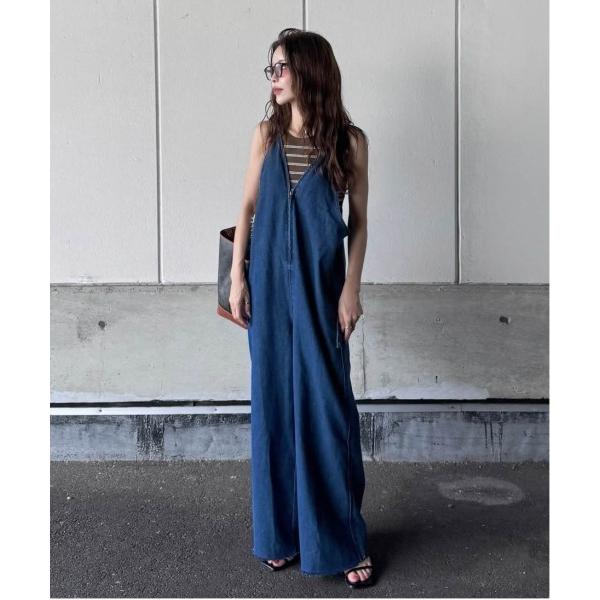 サロペット オーバーオール 「タンク付き」ムジ見えチェック