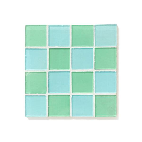 ZOZO問い合わせ番号:95150662ショップ:Francfranc，フランフランブランド:Francfranc，フランフラン商品名:タイルコースター ブルー×グリーンカテゴリ:食器/キッチン>ランチョンマット/テーブルウェアブラン...