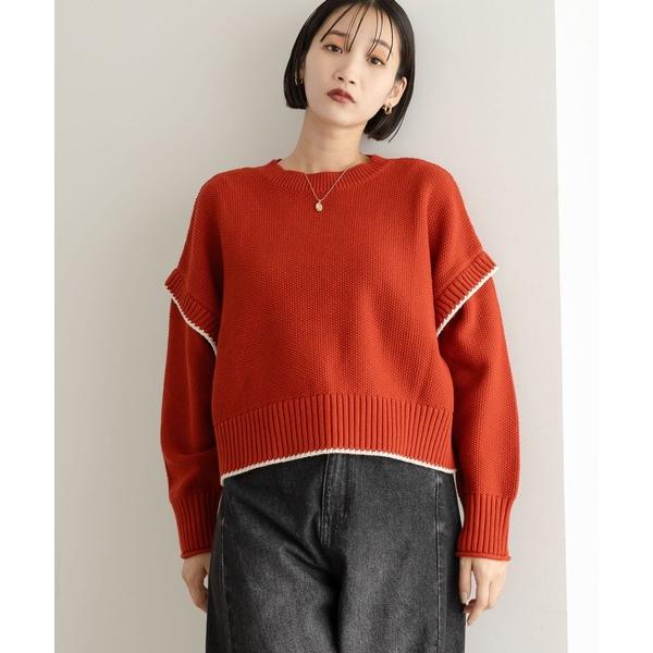 『セール実施中』ZOZO問い合わせ番号:95153451ショップ:LOWRYS FARM，ローリーズファームブランド:LOWRYS FARM，ローリーズファーム商品名:２ＷＡＹハイショクステッチプルオーバー 452238カテゴリ:トップス&...