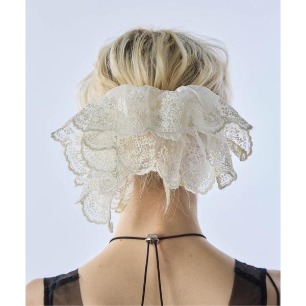 ZOZO問い合わせ番号:95185183ショップ:CASPER JOHN AIVER，キャスパージョン アイバーブランド:Carmelo，カーメロ商品名:Veiled  lace chouchouカテゴリ:ヘアアクセサリー>シュシュブ...