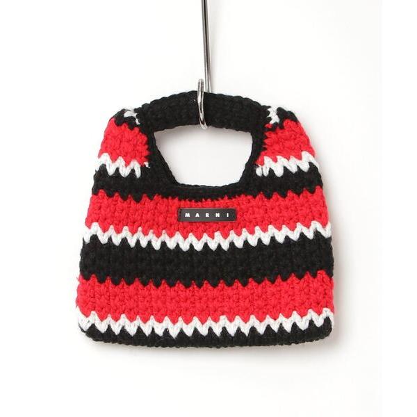 『タイムセール実施中』ZOZO問い合わせ番号:95187012ショップ:SPACCIO，スパッチョブランド:MARNI，マルニ商品名:MARNI(マルニ)Kids ＆ Junior ダイヤモンドクロシェ かぎ針編みハンドバッグカテゴリ:バッ...
