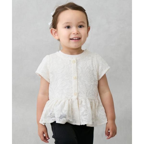 『セール実施中』ZOZO問い合わせ番号:95253198ショップ:petit main，プティマインブランド:petit main，プティマイン商品名:【リンク】レースカーディガン(キッズ)カテゴリ:トップス>カーディガン/ボレロブラ...