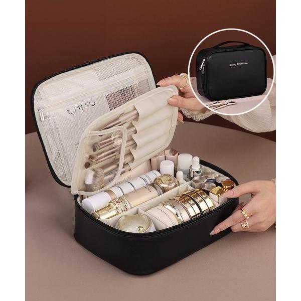 『タイムセール実施中』ZOZO問い合わせ番号:95254470ショップ:Ada.，エイダブランド:Miniministore，ミニミニストア商品名:メイクポーチ 大容量 仕切りコスメポーチカテゴリ:財布/小物>ポーチブランド品番:87...