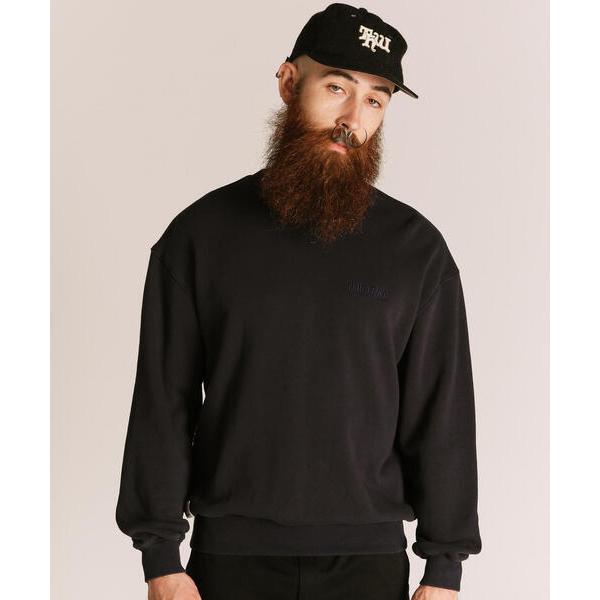 トレーナー スウェット Schott/ショット/LEATHER ELBOW PATCH SWEAT/レザー エルボーパッチ スウェット メンズ レディ