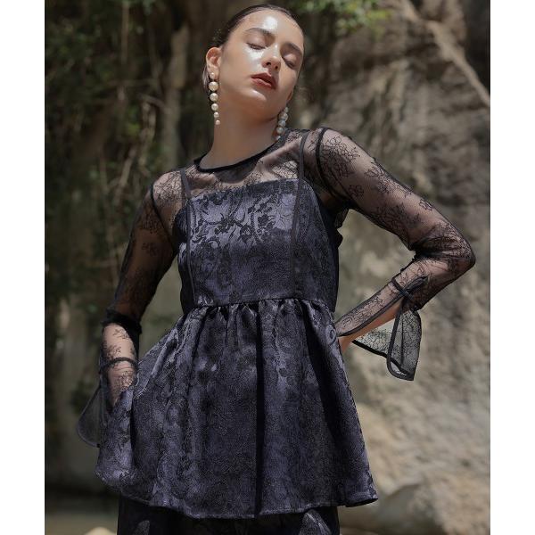 『タイムセール実施中』ZOZO問い合わせ番号:95254998ショップ:nissen，ニッセンブランド:Callarus，カラルス商品名:箔プリントジャカードデザインビスチェパンツセットアップドレス（ビスチェ＋パンツ）〔Callarus〕カ...