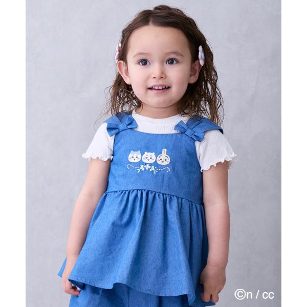 『セール実施中』ZOZO問い合わせ番号:95286370ショップ:petit main，プティマインブランド:petit main，プティマイン商品名:【ちいかわ】刺しゅうペプラムブラウスカテゴリ:トップス>シャツ/ブラウスブランド品...