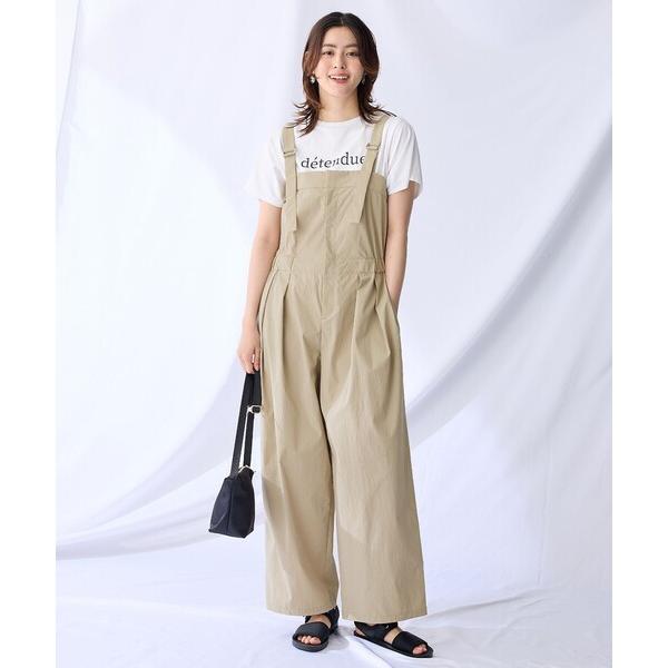 サロペット オーバーオール 「南明奈さんコラボ」撥水サロペット レディース