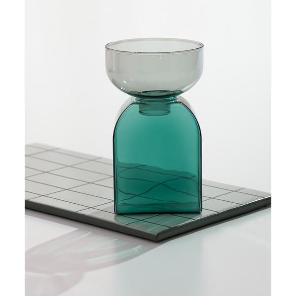 ZOZO問い合わせ番号:95317255ショップ:collex，コレックスブランド:amabro，アマブロ，collex，コレックス商品名:【amabro/アマブロ】TWO TONE VASE　ツートン フラワーベース 耐熱ガラス 一輪挿し...