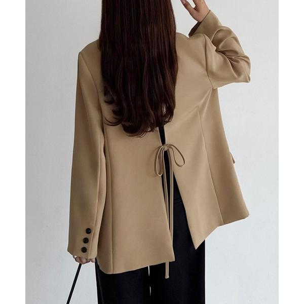 ZOZO問い合わせ番号:95348159ショップ:JUNOAH，ジュノアブランド:callautia，カラウティア商品名:バックリボンテーラードジャケットカテゴリ:ジャケット/アウター>テーラードジャケットブランド品番:frca034...