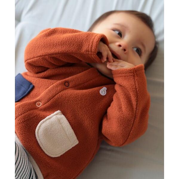 ZOZO問い合わせ番号:95380296ショップ:BEAMS WOMEN，ビームスウィメンブランド:こども ビームス，コドモビームス商品名:ベビー フリース カーディガン 2025FW（70〜90cm）カテゴリ:トップス>カーディガン...