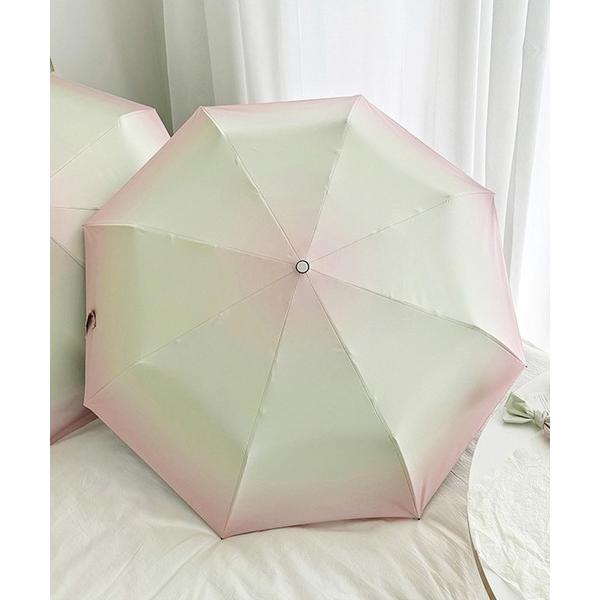 『LYPプレミアム会員価格：829円　1月23日（金）11:59まで』ZOZO問い合わせ番号:95381064ショップ:aimoha，アイモハブランド:aimoha，アイモハ商品名:ふんわりグラデーション晴雨兼用折りたたみ傘カテゴリ:ファッ...