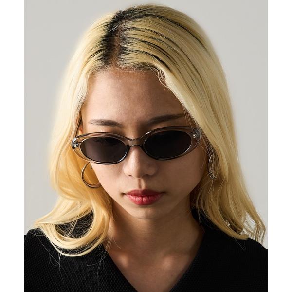 サングラス 「MAGASIN DE MODE Onjna」オーバルサングラス　フラットレンズ　TY2977 レディース