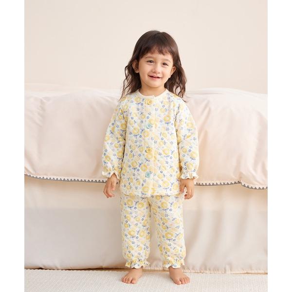 『タイムセール実施中』ZOZO問い合わせ番号:95382434ショップ:Combi mini，コンビミニブランド:combimini，コンビミニ商品名:おなか安心ボタン付きあったかキルト長袖前開きパジャマ（プティプレリ）カテゴリ:ルームウェ...