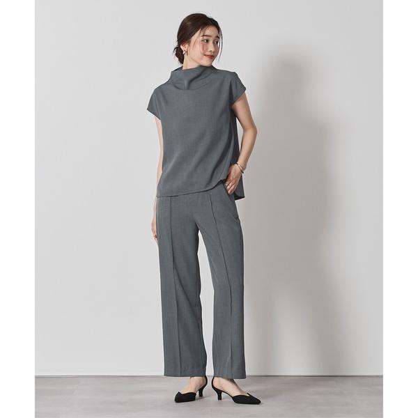 『タイムセール実施中』ZOZO問い合わせ番号:95383221ショップ:ur's，ユアーズブランド:ur's，ユアーズ商品名:モックネックブラウス×パンツセットアップカテゴリ:ジャケット/アウター>セットアップブランド品番:BGXT0...