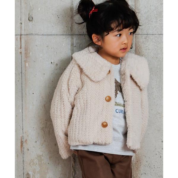 ZOZO問い合わせ番号:95448911ショップ:MAKE YOUR DAY，メイクユアデイブランド:MAKE YOUR DAY，メイクユアデイ商品名:ママとおそろいビッグカラーファージャケット■80〜140cmカテゴリ:ジャケット/アウタ...