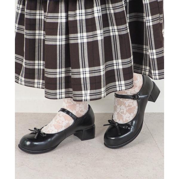 パンプス 歩きやすい おでこバレエパンプス　8710625