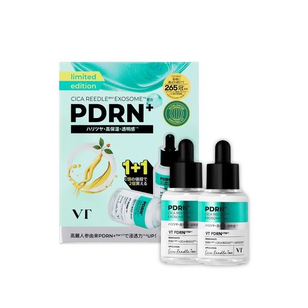 [期間限定1+1セット]VT リードルS PDRN+ セラム 美容液 うるおい 毛穴 アンチエイジング 肌のハリ 弾力