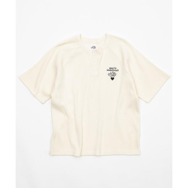 tシャツ Connie thermal henley tee / コニーサーマルヘンリーネックTシャツ メンズ レディース