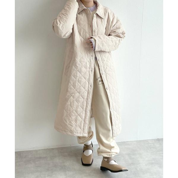 「w closet」 ステンカラーコート FREE アイボリー レディース